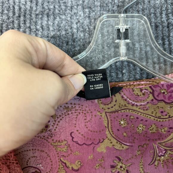 Vintage Lane Bryant Womens Fairy Whimsical Boho Romantic Blouse Size 22/24 Sheer - Picture 8 of 10